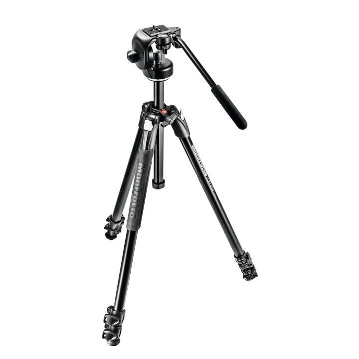 MANFROTTO Stativkit Aluminium 290 Xtra 128RC2 2-Vejshoved i gruppen HJEMMEELEKTRONIK / Foto og video / Fotografi udstyr / Stativer hos TP E-commerce Nordic AB (C17107)