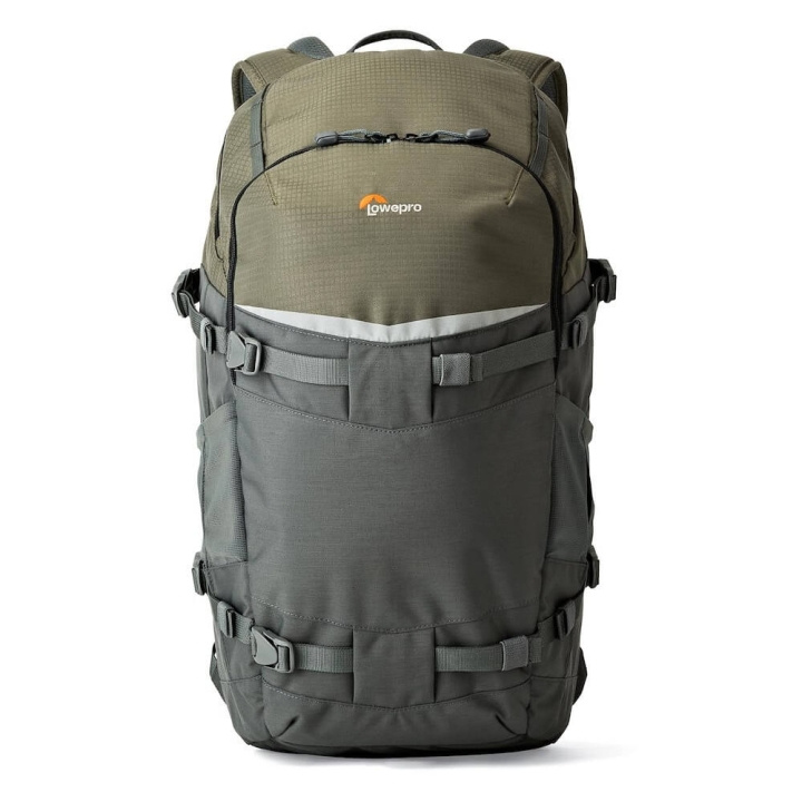 Lowepro Rygsæk Flipside Trek BP 450 AW Grå/Grøn i gruppen HJEMMEELEKTRONIK / Foto og video / Fotografi udstyr / Kameratasker hos TP E-commerce Nordic AB (C17150)