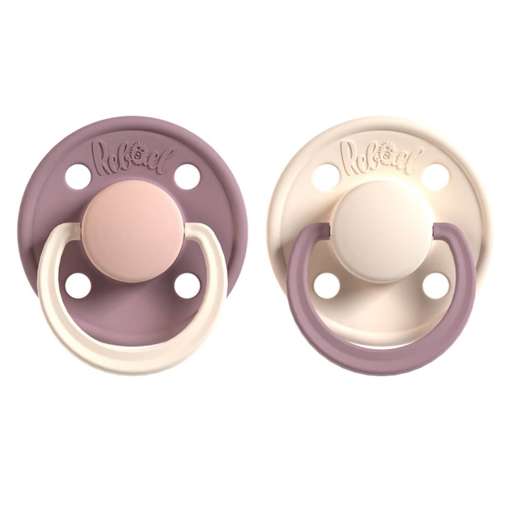 REBAEL Sutter 2-pak Størrelse 2 Misty Soft Mouse / Frosty Pearly Rhino i gruppen LEGETØJ, BØRN & BABY / Pleje, sundhed og hygiejne / Sutter & Tandringe hos TP E-commerce Nordic AB (C17248)