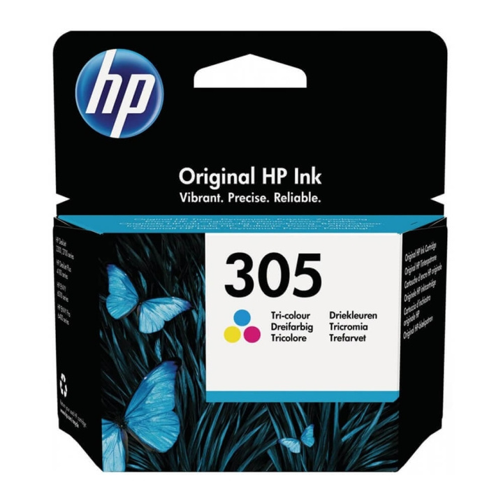 HP Blæk 3YM60AE 305 Tri-colour Cyan Magenta Gul i gruppen COMPUTERTILBEHØR / Printere og tilbehør / Blæk og toner / Blækpatroner / HP hos TP E-commerce Nordic AB (C17259)