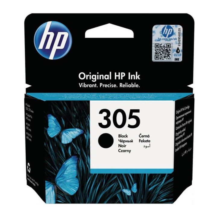 HP Blæk 3YM61AE 305 Sort i gruppen COMPUTERTILBEHØR / Printere og tilbehør / Blæk og toner / Blækpatroner / HP hos TP E-commerce Nordic AB (C17260)