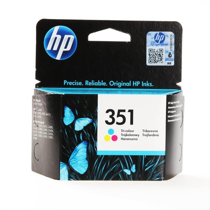 HP Blæk CB337EE 351 Tri-colour Cyan Magenta Gul i gruppen COMPUTERTILBEHØR / Printere og tilbehør / Blæk og toner / Blækpatroner / HP hos TP E-commerce Nordic AB (C17298)