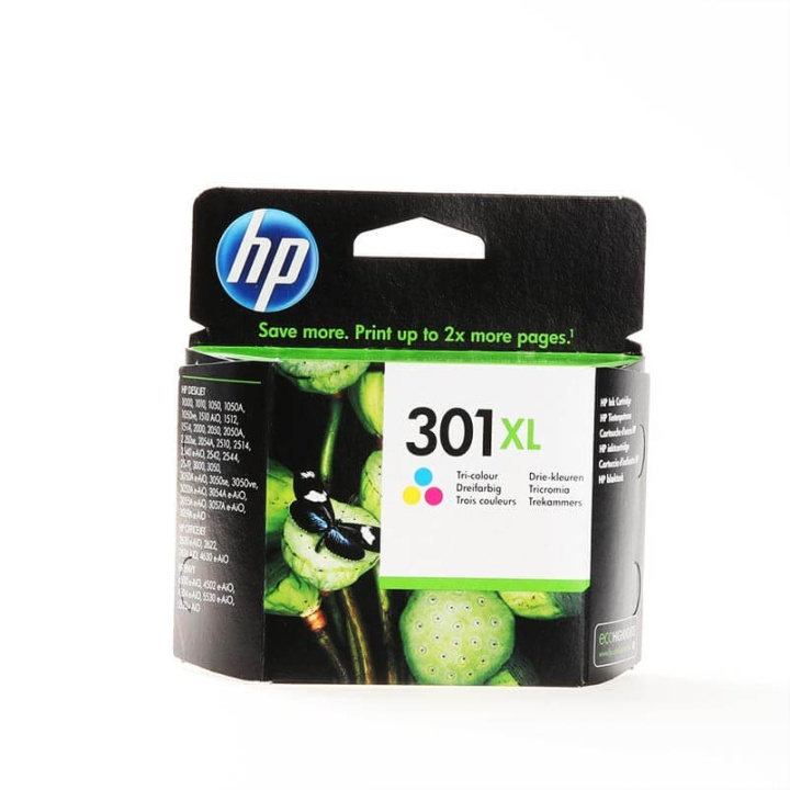 HP Blæk CH564EE 301XL Tri-colour Cyan Magenta Gul i gruppen COMPUTERTILBEHØR / Printere og tilbehør / Blæk og toner / Blækpatroner / HP hos TP E-commerce Nordic AB (C17313)