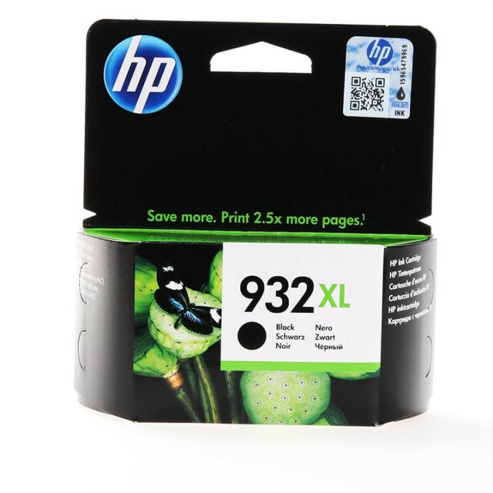 HP Blæk CN053AE 932XL Sort i gruppen COMPUTERTILBEHØR / Printere og tilbehør / Blæk og toner / Blækpatroner / HP hos TP E-commerce Nordic AB (C17323)