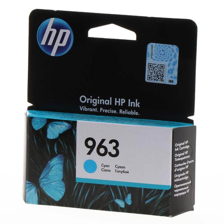 HP Blæk 3JA23AE 963 Cyan i gruppen COMPUTERTILBEHØR / Printere og tilbehør / Blæk og toner / Blækpatroner / HP hos TP E-commerce Nordic AB (C17346)