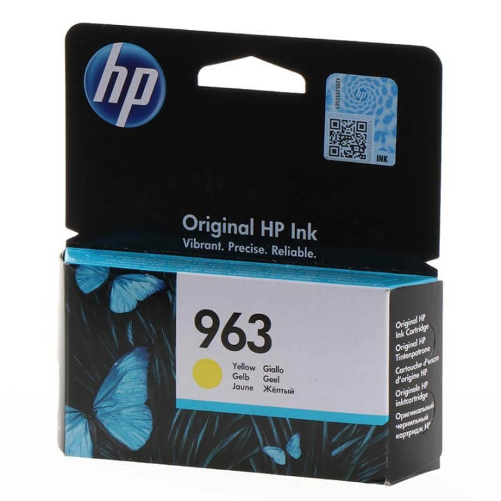 HP Blæk 3JA25AE 963 Gul i gruppen COMPUTERTILBEHØR / Printere og tilbehør / Blæk og toner / Blækpatroner / HP hos TP E-commerce Nordic AB (C17348)