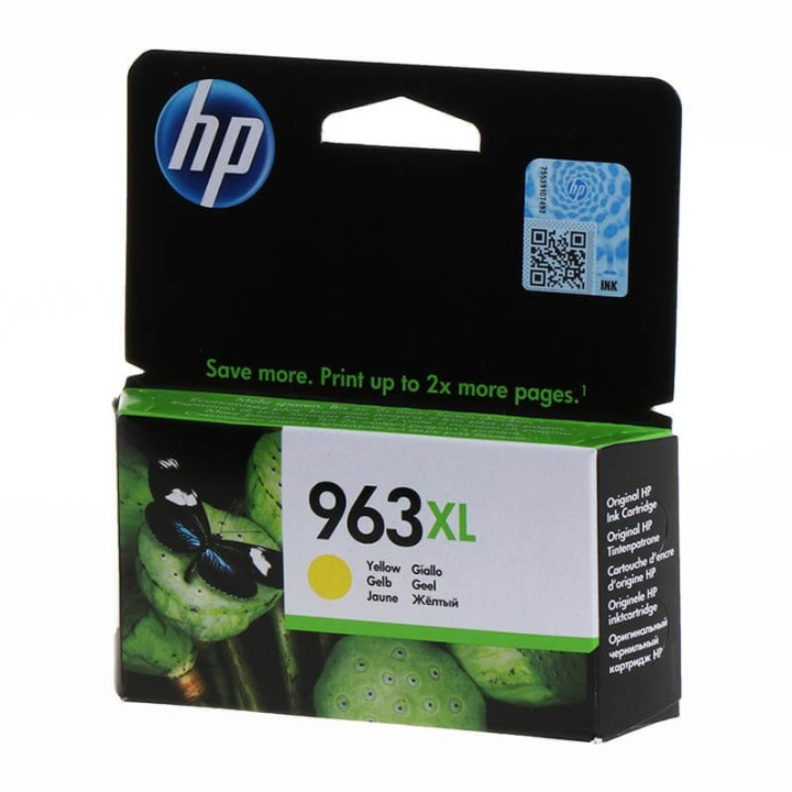 HP Blæk 3JA29AE 963XL Gul i gruppen COMPUTERTILBEHØR / Printere og tilbehør / Blæk og toner / Blækpatroner / HP hos TP E-commerce Nordic AB (C17352)