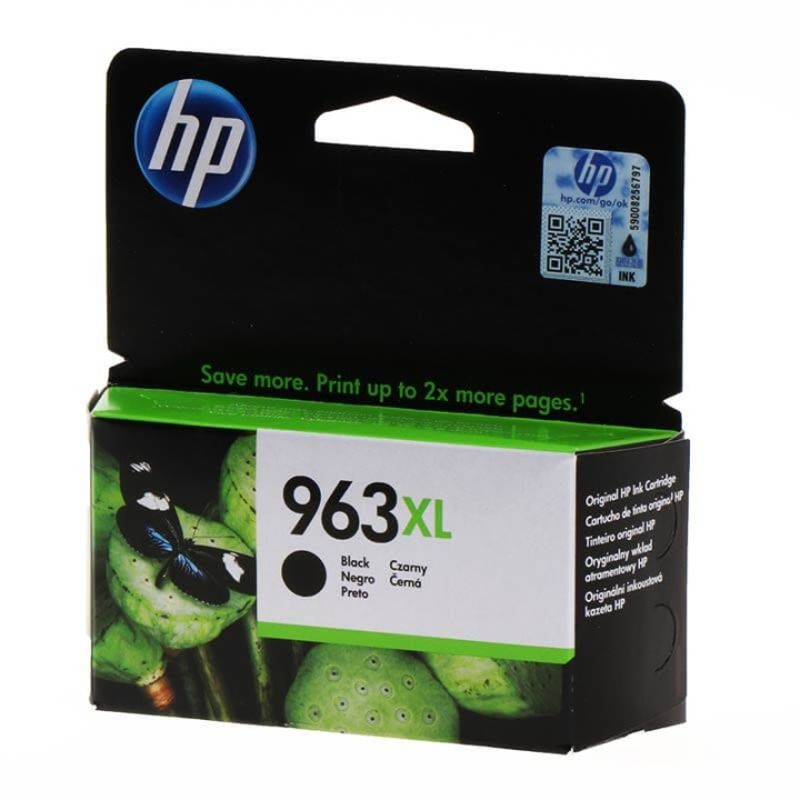 HP Blæk 3JA30AE 963XL Sort i gruppen COMPUTERTILBEHØR / Printere og tilbehør / Blæk og toner / Blækpatroner / HP hos TP E-commerce Nordic AB (C17353)