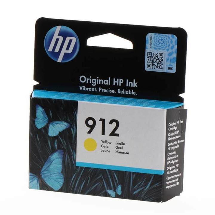 HP Blæk 3YL79AE 912 Gul i gruppen COMPUTERTILBEHØR / Printere og tilbehør / Blæk og toner / Blækpatroner / HP hos TP E-commerce Nordic AB (C17358)