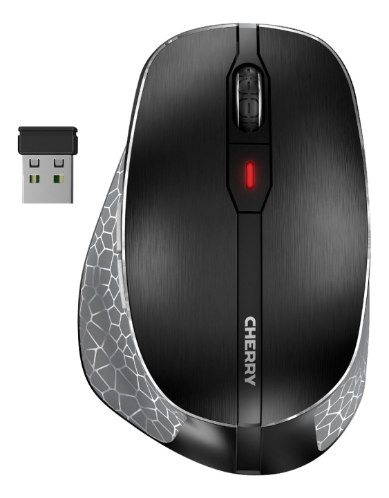 CHERRY MW 8 ergonomic mouse, rechargeable battery, BT + RF connection i gruppen COMPUTERTILBEHØR / Mus og tastatur / Mus / Ledningsfri hos TP E-commerce Nordic AB (C17549)