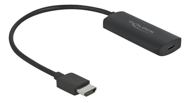 Delock Adapter HDMI-A male to USB Type-C™ female (DP Alt Mode) 4K 60Hz i gruppen HJEMMEELEKTRONIK / Kabler og adaptere / HDMI / Adaptere hos TP E-commerce Nordic AB (C17656)