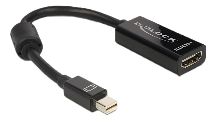 Delock Adapter mini Displayport 1.1 male > HDMI female Passive black i gruppen COMPUTERTILBEHØR / Kabler og adaptere / DisplayPort / Adaptere hos TP E-commerce Nordic AB (C17657)