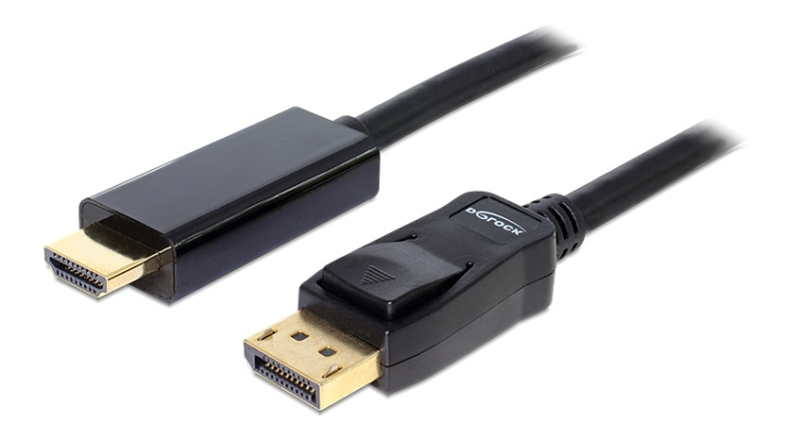 Delock Cable Displayport 1.1 male > High Speed HDMI-A male passive 3 m i gruppen COMPUTERTILBEHØR / Kabler og adaptere / DisplayPort / Kabler hos TP E-commerce Nordic AB (C17672)