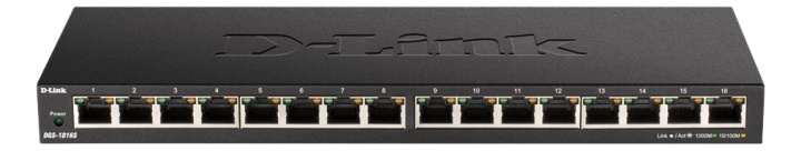 D-Link DGS 1016S Switch 16-porte Gigabit i gruppen COMPUTERTILBEHØR / Netværk / Switches hos TP E-commerce Nordic AB (C17782)