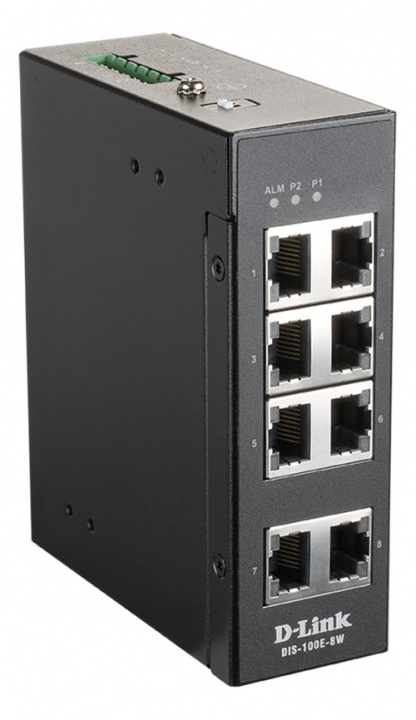D-Link 8 Port Unmanaged Switch with 8 x 10/100 BaseT(X) ports i gruppen COMPUTERTILBEHØR / Netværk / Switches / 10/100/1000Mbps hos TP E-commerce Nordic AB (C17814)