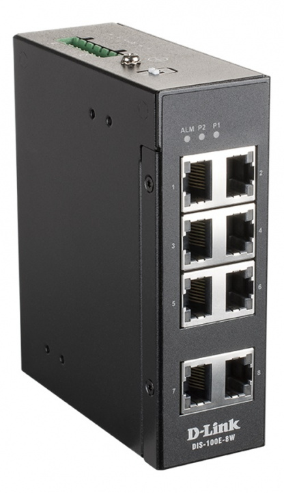 D-Link 8 Port Unmanaged Switch with 8 x 10/100 BaseT(X) ports i gruppen COMPUTERTILBEHØR / Netværk / Switches hos TP E-commerce Nordic AB (C17814)