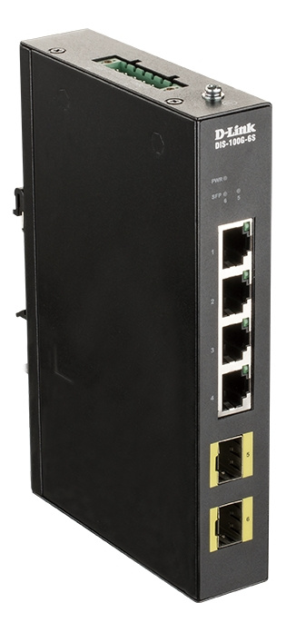 D-Link 4-port Gigabit Industrial Switch including 2 x 100/1000M SFP i gruppen COMPUTERTILBEHØR / Netværk / Switches hos TP E-commerce Nordic AB (C17818)