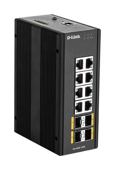 D-Link 12 Port Managed Switch, Gigabit, SFP, heat resistant, comp i gruppen COMPUTERTILBEHØR / Netværk / Switches hos TP E-commerce Nordic AB (C17822)