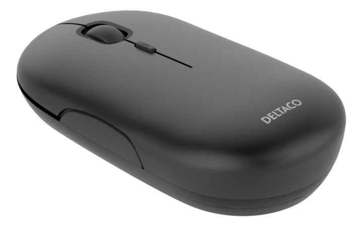 DELTACO Wireless office silent mouse, flat shape design, USB receiver i gruppen COMPUTERTILBEHØR / Mus og tastatur / Mus / Ledningsfri hos TP E-commerce Nordic AB (C17976)