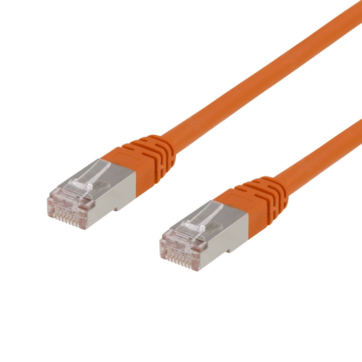 DELTACO F/UTP Cat6 patch cable, 1.5m, 250MHz, Delta, LSZH, orange i gruppen COMPUTERTILBEHØR / Kabler og adaptere / Netværkskabler / Cat6 hos TP E-commerce Nordic AB (C18108)