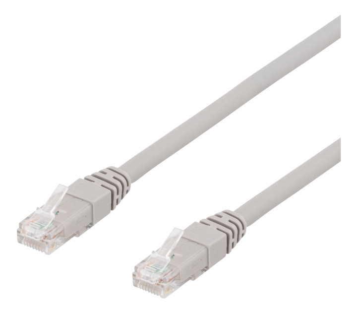 DELTACO U/UTP Cat6A patch cable, 35m, 500MHz, Delta, LSZH, grey i gruppen COMPUTERTILBEHØR / Kabler og adaptere / Netværkskabler / Cat6 hos TP E-commerce Nordic AB (C18226)