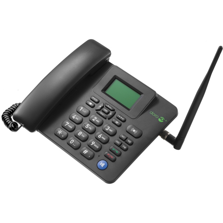 Doro 4100H 4G Desk Phone, Black i gruppen HJEMMEELEKTRONIK / Lyd & billede / Fast telefoni / Bord og vægtelefoner hos TP E-commerce Nordic AB (C18455)