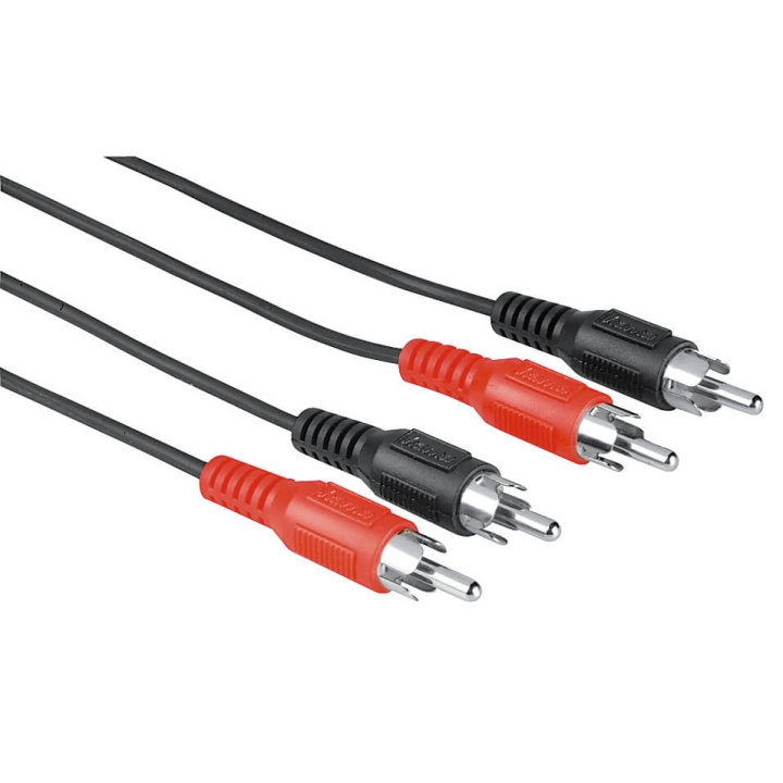 HAMA Audio Kabel 2 Phono-2 Phono 1,2m Bulk 50stk ST i gruppen HJEMMEELEKTRONIK / Kabler og adaptere / RCA / Kabler hos TP E-commerce Nordic AB (C18460)