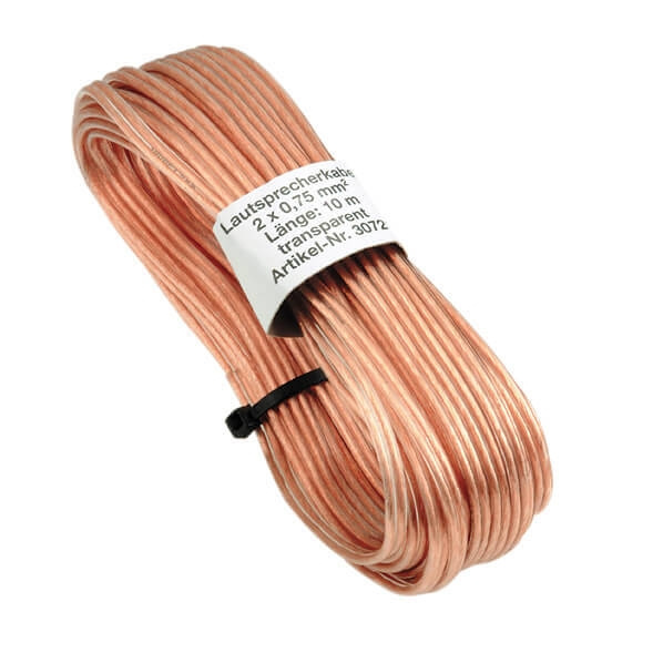 Hama Högtalarkabel 2x0.75mm2 Transparent 10m i gruppen HJEMMEELEKTRONIK / Kabler og adaptere / Højttalerkabler hos TP E-commerce Nordic AB (C18465)