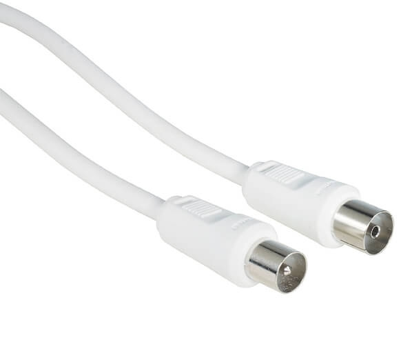 Hama Kabel Antenn 75dB Vit 1m i gruppen HJEMMEELEKTRONIK / Kabler og adaptere / Antennekabler og tilbehør / Antenne kabler hos TP E-commerce Nordic AB (C18469)