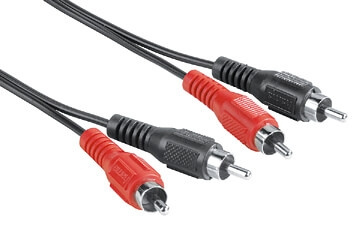 Hama Audio Kabel 2 Phono-2 Phono 1,0m ST i gruppen HJEMMEELEKTRONIK / Kabler og adaptere / RCA / Kabler hos TP E-commerce Nordic AB (C18477)