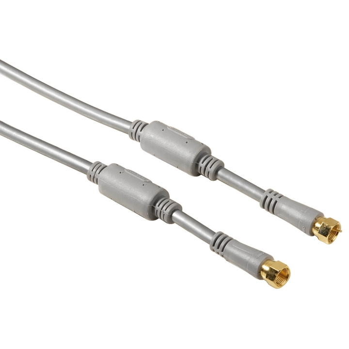 Hama Kabel Antenn SAT 100dB Ferrit F-Plug Silver 1.5m i gruppen HJEMMEELEKTRONIK / Kabler og adaptere / Antennekabler og tilbehør / Antenne kabler hos TP E-commerce Nordic AB (C18484)