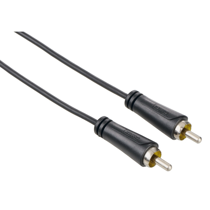 Hama Kabel Audio 1xRCA-1xRCA Svart 1.5m i gruppen HJEMMEELEKTRONIK / Kabler og adaptere / RCA / Kabler hos TP E-commerce Nordic AB (C18502)