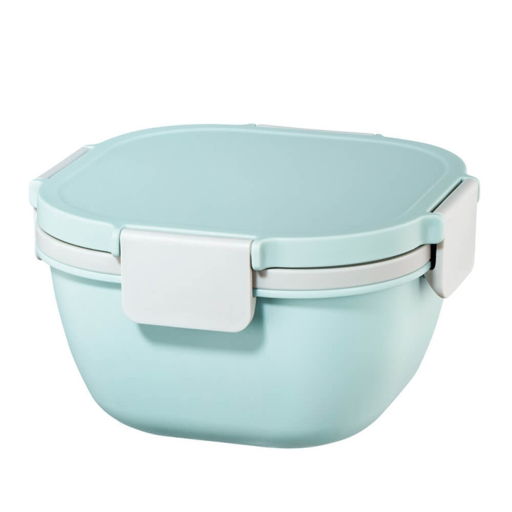 XAVAX Salat madkasse To-Go 1,4L Pastel blå i gruppen HJEM, HUS & HAVE / Køkkenredskaber / Øvrige køkkenredskaber hos TP E-commerce Nordic AB (C18544)