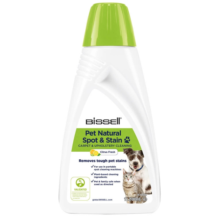 Bissell Rengøringsmiddel Pet Natural Spot&Stain Portable, tæppe 1L i gruppen HJEM, HUS & HAVE / Rengøringsmidler / Rengøringsmidler hos TP E-commerce Nordic AB (C18552)