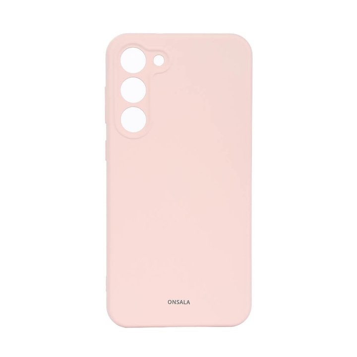 ONSALA Mobilcover Silikone Chalk Pink - Samsung S23+ 5G i gruppen SMARTPHONES & TABLETS / Mobil Beskyttelse / Samsung hos TP E-commerce Nordic AB (C18593)