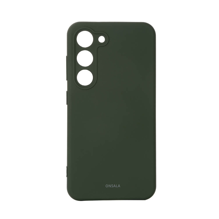 Onsala Mobilcover Silikone Olive Green - Samsung S23 5G i gruppen SMARTPHONES & TABLETS / Mobil Beskyttelse / Samsung hos TP E-commerce Nordic AB (C18595)