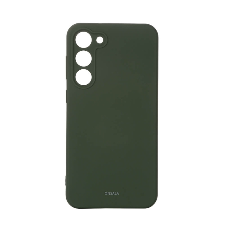 ONSALA Mobilcover Silikone Mørkegrøn - Samsung S23+ 5G i gruppen SMARTPHONES & TABLETS / Mobil Beskyttelse / Samsung hos TP E-commerce Nordic AB (C18596)