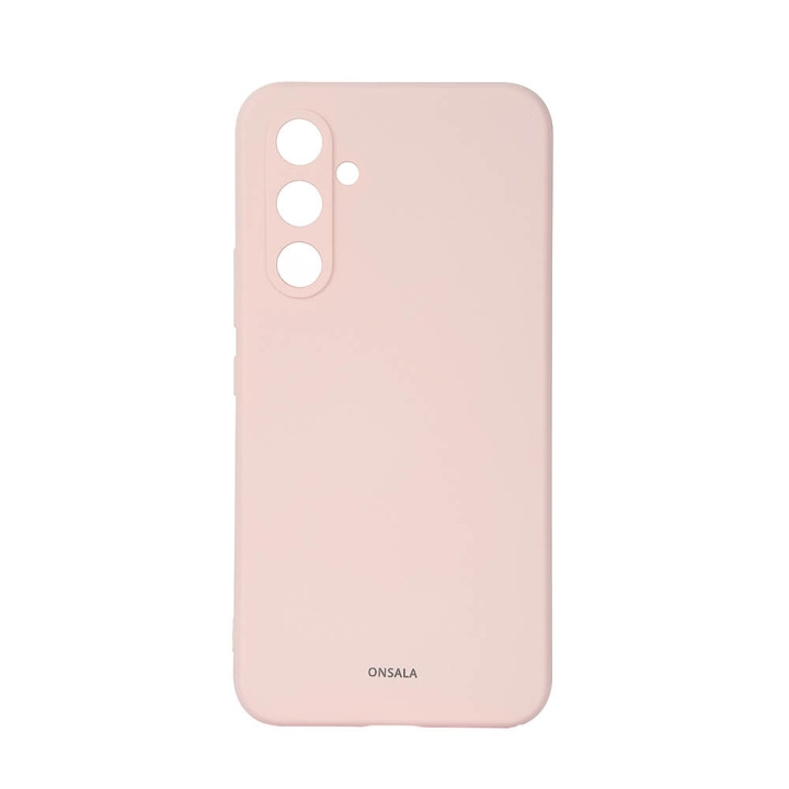 ONSALA Mobilcover Silikone Chalk Pink - Samsung Galaxy A54 5G i gruppen SMARTPHONES & TABLETS / Mobil Beskyttelse / Samsung hos TP E-commerce Nordic AB (C18601)