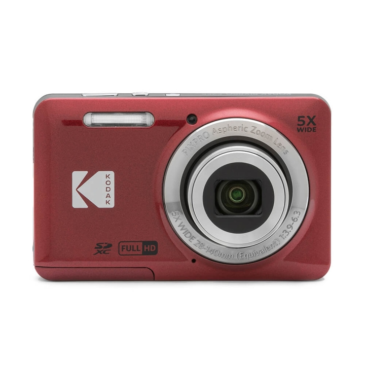 Kodak Digital Kamera Pixpro FZ55 CMOS 5x 16MP Rød i gruppen HJEMMEELEKTRONIK / Foto og video / Kamera hos TP E-commerce Nordic AB (C18612)