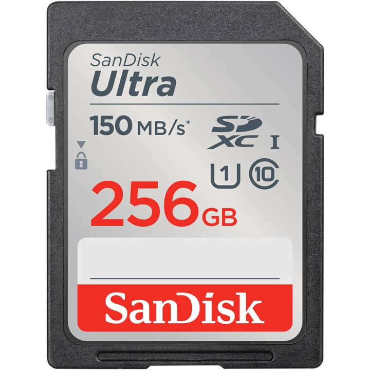 SanDisk Hukommelseskort SDXC Ultra 256GB 150MB/s i gruppen HJEMMEELEKTRONIK / Lagringsmedier / Hukommelseskort / SD/SDHC/SDXC hos TP E-commerce Nordic AB (C18620)