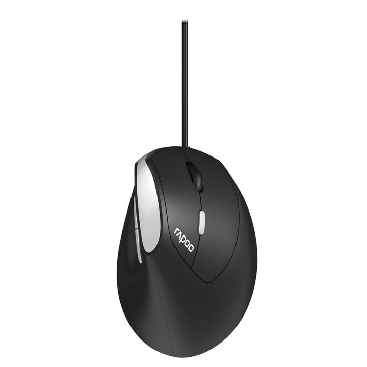 Rapoo Mouse EV200 Wired USB Black i gruppen COMPUTERTILBEHØR / Mus og tastatur / Mus / Med ledning hos TP E-commerce Nordic AB (C18621)