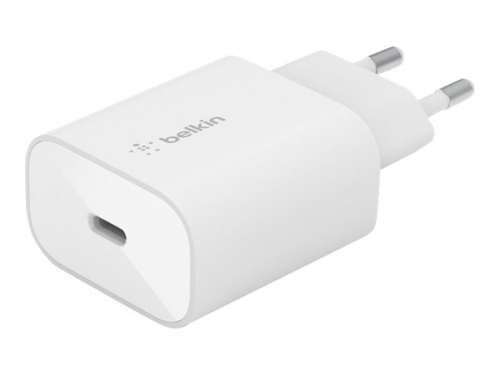 Belkin Stömadapter 25W PD USB-C i gruppen SMARTPHONES & TABLETS / Opladere og kabler / Vægoplader / Væg oplader Type C hos TP E-commerce Nordic AB (C18823)