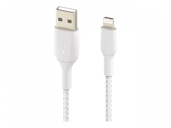 Belkin Boost Charge Lightning Kabel Flätad 2m i gruppen SMARTPHONES & TABLETS / Opladere og kabler / Kabler / Kabler Lightning hos TP E-commerce Nordic AB (C18832)