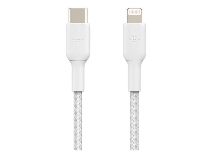Belkin Boost Charge Lightning - USB-C Flettet 1m i gruppen SMARTPHONES & TABLETS / Opladere og kabler / Kabler / Kabler Lightning hos TP E-commerce Nordic AB (C18839)