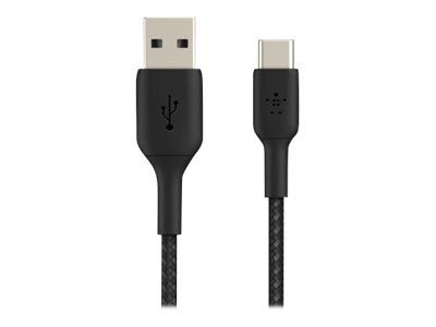 Belkin Boost Charge USB-C Kabel Flätad 1m i gruppen SMARTPHONES & TABLETS / Opladere og kabler / Kabler / Kabler Type C hos TP E-commerce Nordic AB (C18843)