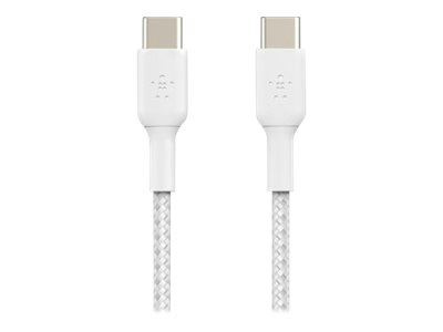 Belkin Boost Charge USB-C till USB-C Kabel Flätad 1m i gruppen SMARTPHONES & TABLETS / Opladere og kabler / Kabler / Kabler Type C hos TP E-commerce Nordic AB (C18855)