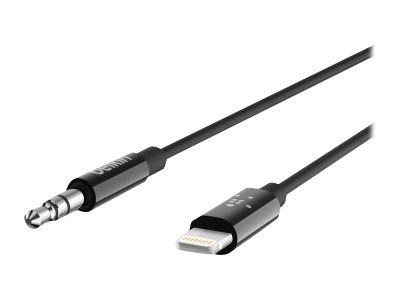 Belkin Lightning till 3.5mm 0,9m i gruppen SMARTPHONES & TABLETS / Opladere og kabler / Kabler / Kabler Lightning hos TP E-commerce Nordic AB (C18867)