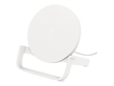 Belkin Trådlös laddningsställ 10W, Vit i gruppen SMARTPHONES & TABLETS / Opladere og kabler / Trådløs Qi oplader hos TP E-commerce Nordic AB (C18883)