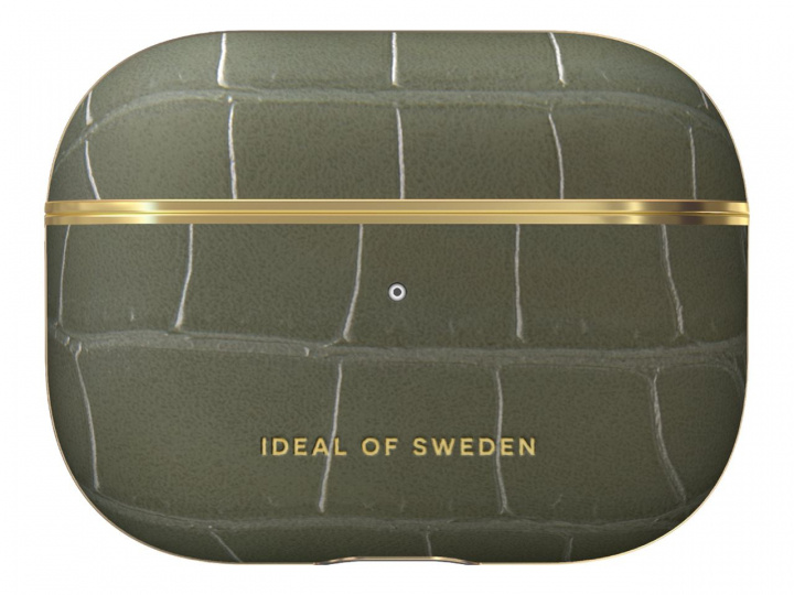iDeal of Sweden Ideal Airpod Case Pro Khaki Croco i gruppen HJEMMEELEKTRONIK / Lyd & billede / Hovedtelefoner & Tilbehør / Tilbehør hos TP E-commerce Nordic AB (C19025)