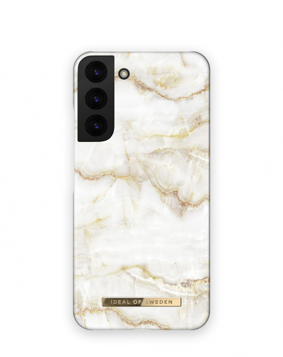 iDeal of Sweden Ideal Fashion Case Galaxy S22+ Golden Pearl Marble i gruppen SMARTPHONES & TABLETS / Mobil Beskyttelse / Samsung hos TP E-commerce Nordic AB (C19096)